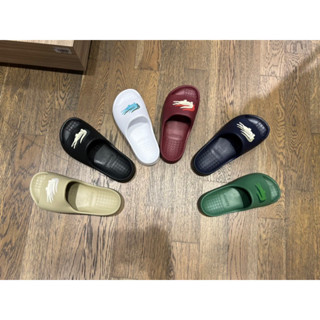LACOSTE Croco Slide 2023 ไซส์ผู้ชาย 6สี (ลิขสิทธิ์แท้💯%)