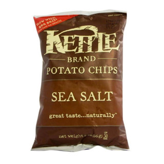 Kettle krinkle cut potato chips seasalt 56g. มันฝรั่ง ขนมนำเข้า จากอเมริกา🇺🇸