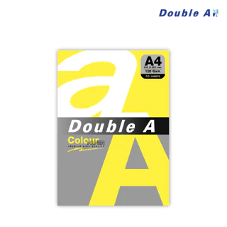 Double A กระดาษการ์ด กระดาษการ์ดสี กระดาษถ่ายเอกสาร A4 หนา 120 แกรม แพ็ค 50 แผ่น จำหน่าย 1แพ็ค [S24]