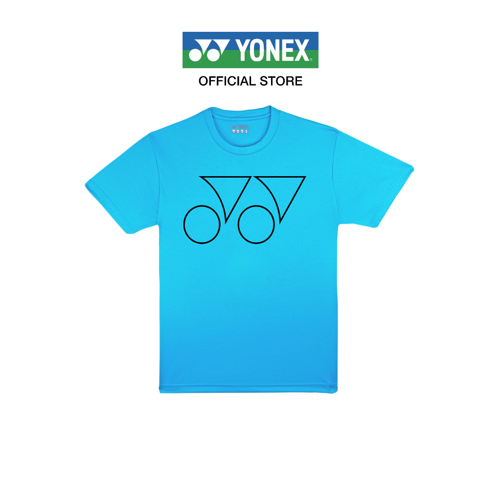 YONEX MEN'S T-SHIRT 22112 เสื้อคอกลม ผ้าโพลีเอสเตอร์ เนื้อสัมผัสนุ่มสบาย เหมาะสำหรับทั้งใส่ออกกำลังกายหรือชุดลำลอง