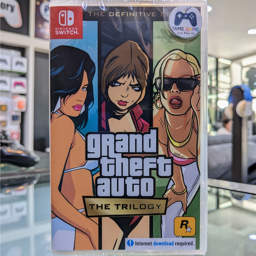 (ภาษาอังกฤษ) NSW มือ1 GTA The Trilogy เกม Nintendo Switch มือหนึ่ง (Grand Theft Auto The Trilogy GTA
