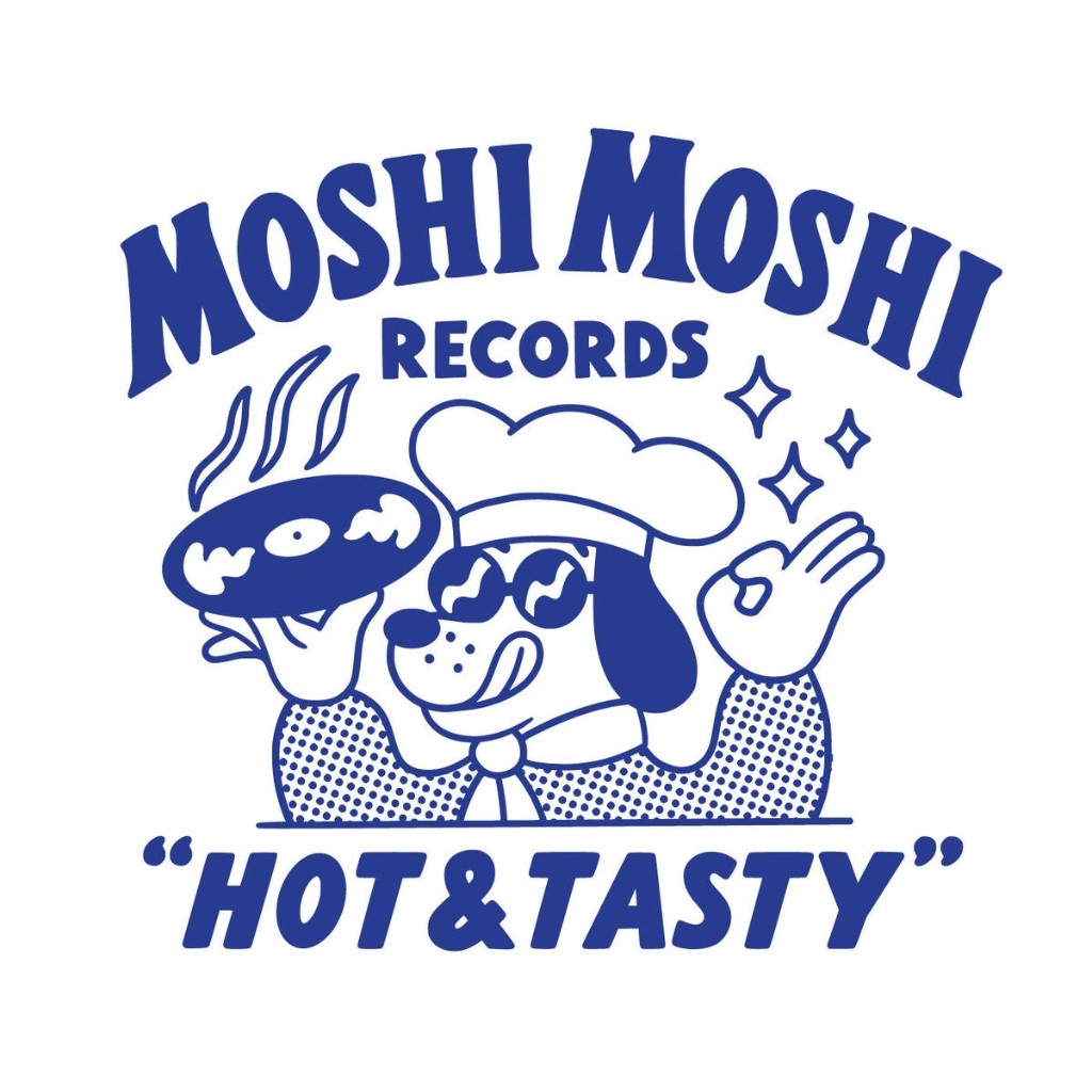 [พร้อมส่ง] 💥สติ๊กเกอร์ติดกระจก สติ๊กเกอร์ติดรถ สติ๊กเกอร์ตกแต่ง MOSHI MOSHI RECORDS🐶