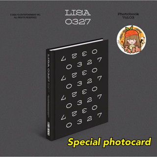 🖤 [พร้อมส่ง] LISA 0327 PHOTOBOOK VOL.3 Normal/Limited + ของแถมYG/Ktown4u/Weverse &lt;ลิซ่า Blackpink&gt;