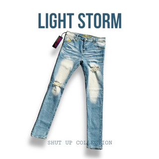 กางเกงยีนส์ แบรนด์ Shut Up LIGHT STORM👖