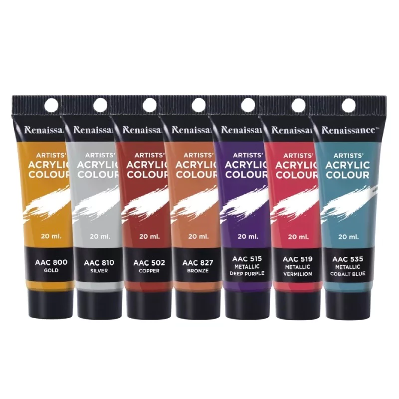 Renaissance Acrylic Colours Tube 20 ml. I สีอะคริลิคหลอดขนาด 20 มล.