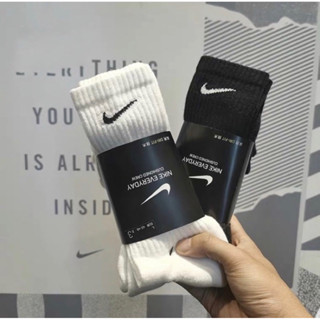 รีเซล ถุงเท้าNike  รุ่นevery day Cotton (แบบแพ๊คและเดี่ยว)ครึ่งแข้ง&amp;ข้อกลาง ⭐️ผ้าหนาพิเศษ⭐️