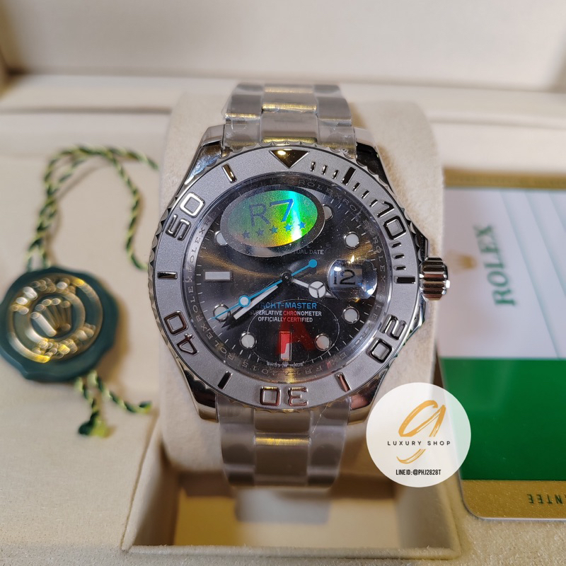 CC R7 1:1 จบจริง‼️ ✅นาฬิกาRL YACHT-MASTER 40mm เครื่องautomatic สแตนเลสแท้ทั้งหมด *สินค้าตรงตามรูป✅