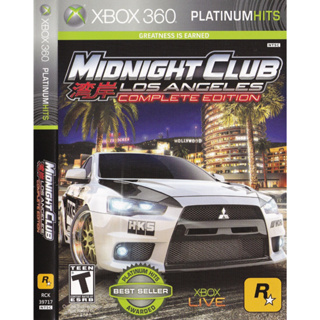 Midnight Club Los Angeles Complete Edition  แผ่นเกม XBOX 360 สำหลับเครื่อง LT2.0 /  LT3.0 / RGH