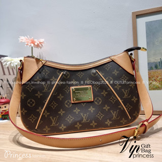 L.V THAMES PM MONOGRAM BAG กระเป๋าสะพายไหล่รุ่นยอดฮิตทรงพอช ใบใหญ่กำลังดี สวยดีไซน์คลาสสิควินเทจ สายสะพายในตัวใช้งานได้