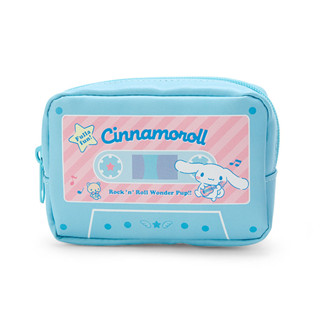 กระเป๋า Sanrio Pouch Cassette Style แบบ Cinnamoroll ทำจากหนัง PU ด้านในมีแถมลูกอม (หมดอายุ 9/2023)