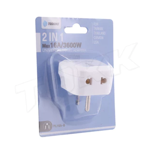 Toshino Pl16A ปลั๊กแปลง ตัวแปลง อะแดปเตอร์ ปลั๊กทั่วโลก Plug Adapter Universal มีหลายแบบให้เลือก