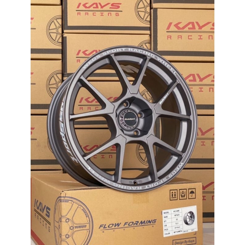 ล้อแม็ค 18"กว้าง 8.5 5/114  KC005 งานKAYs ราคาต่อวง