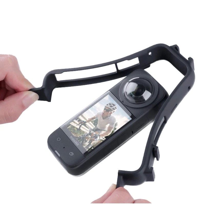 เคส พลาสติก สำหรับ INSTA360 X3 มีช่องHotShoe 2 ช่อง  PLASTIC Protective Case เฟรม Frame thumbnail 4