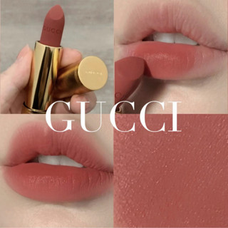 ลิปสติก Gucci Rouge A Levres Lipstick Matte Lip Colour 3.5g #208 gucci lip ลิปสติกแมท เครื่องสำอาง แท้ 100%