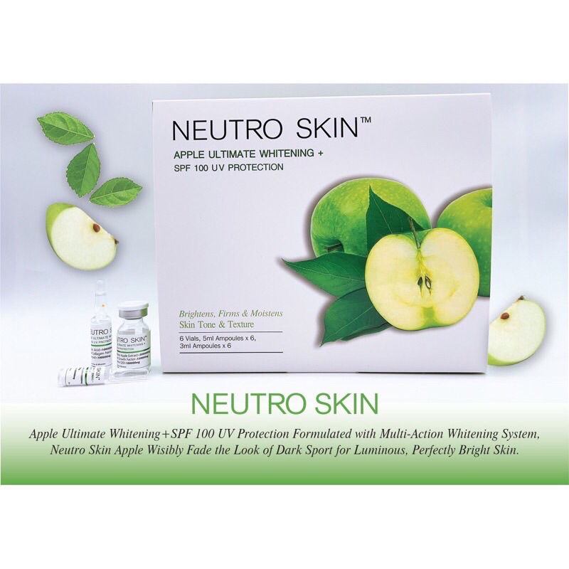 Neutro Skin Apple Ultimate Whitening+ SPF 100 UV Protection