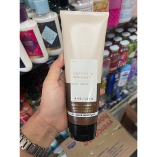 Bath &amp; Body Works Coffee and Whiskey Body Cream 226g. ของแท้