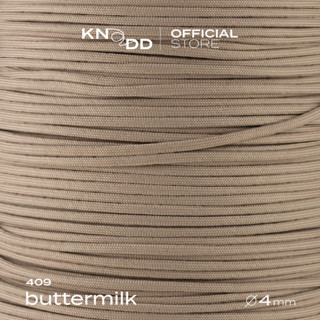 KNODD พาราคอร์ดไนลอน นำเข้าจากอเมริกา สี No.409: Buttermilk ขนาด 4มม