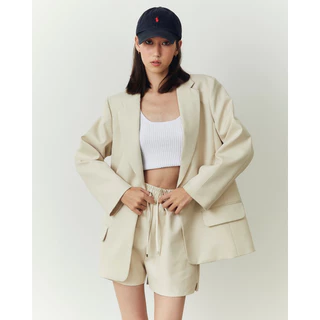 STUDIO UNKNOWN - Eva Oversized Blazer เบลเซอร์ซับในรีดกาวทั้งตัว
