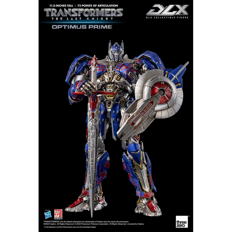 ThreeZero Transformers : The Last Knight  DLX Optimus Prime ของแท้💯