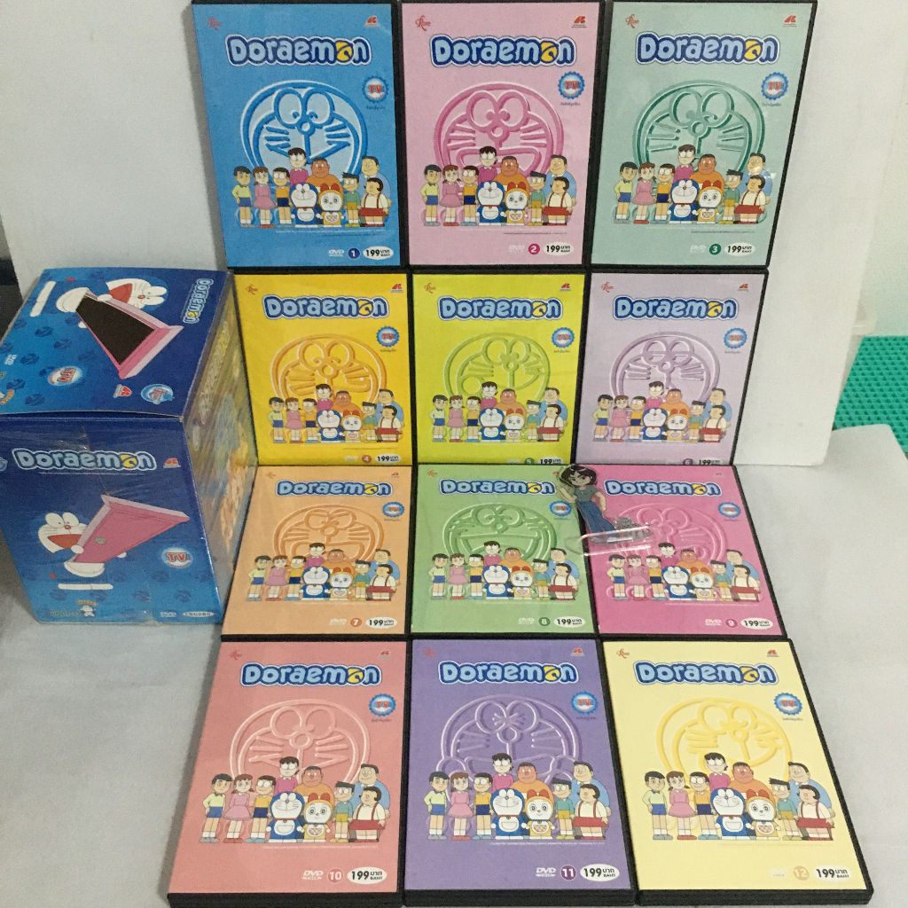 (มือสอง) DVD Doraemon TV Collection Boxset 12แผ่น พากษ์ไทย ลิขสิทธิ์แท้