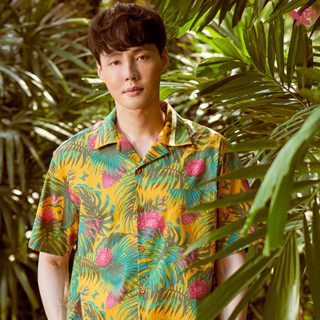 Papillon Adult Oversized Summer Shirt เสื้อฮาวายทรง Oversized ผ้า Light Cotton 100% เนื้อผ้าบางเบา เนียนนุ่ม ใส่สบาย