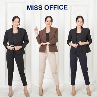 Miss Office กางเกงขายาว9 ส่วน ทรงกระบอกเล็ก( MP-080 )