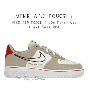 รองเท้า NIKE AIR FORCE 1 LOW First Use  Light Sail Red 🐮🌵🔔 สินค้าพร้อมกล่อง