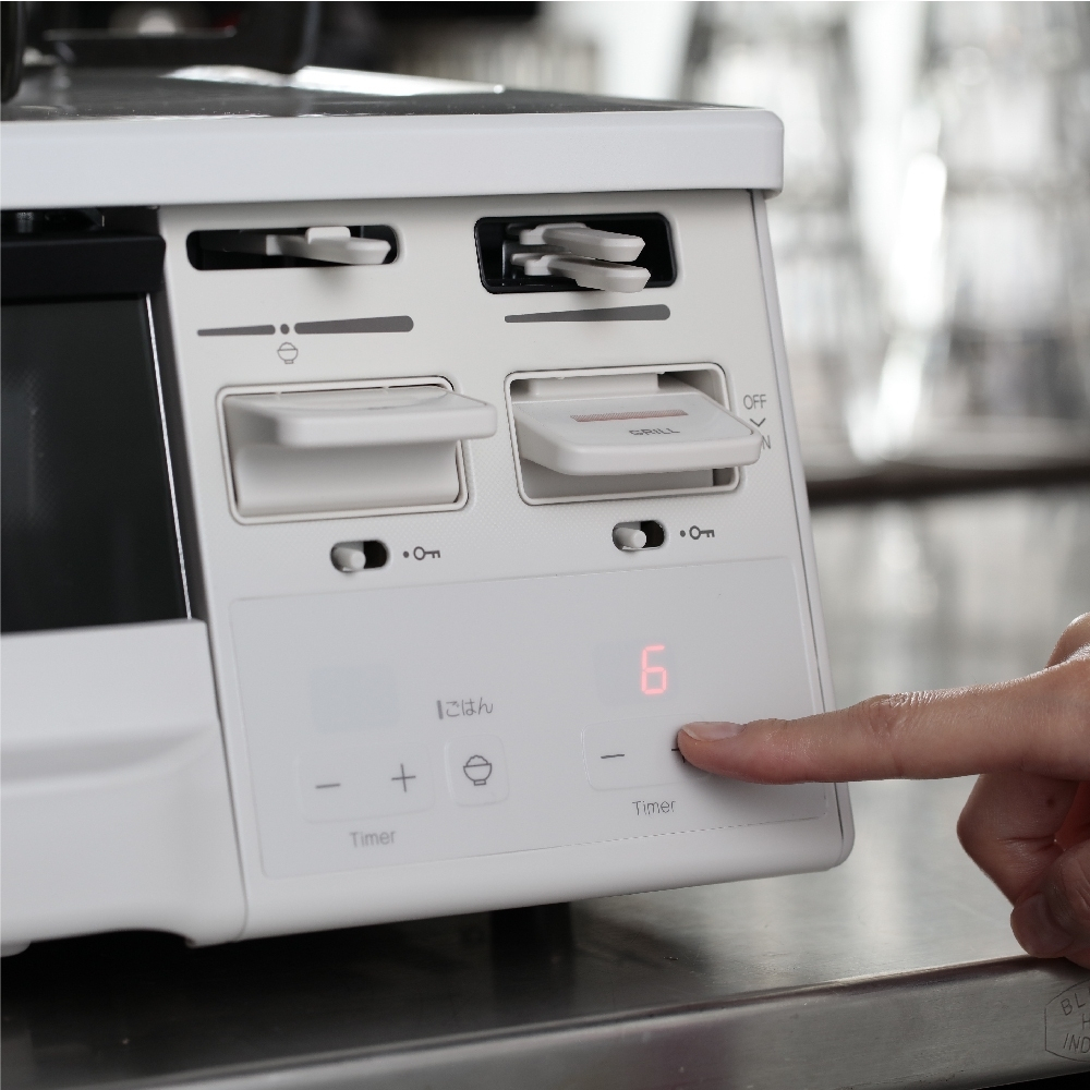 Rinnai เตาแก๊สตั้งโต๊ะ 2 หัว/เตาย่าง Howaro C (RTC-6912SG-EWS) เตาแก๊สพร้อมฟังก์ชั่นอบ/ย่าง - รูปที่ 4