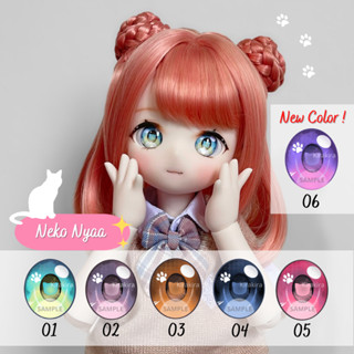 [พร้อมส่ง] ตาอนิเมะ Neko Nyaa ตา Bjd ตาอะคริลิค ลายอนิเมะ 16 - 22mm ซม. ตา DD Tinyfox bjd 1/6 yosd lemon