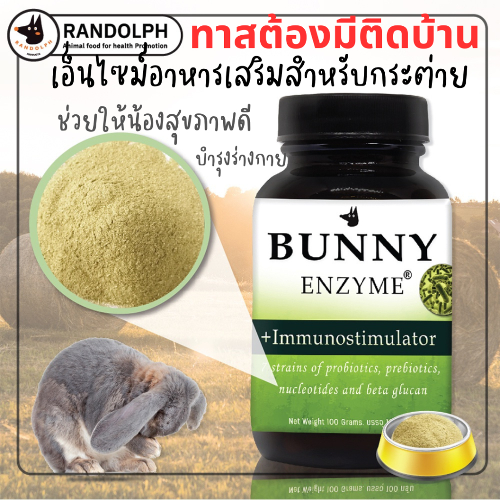 [Paws-sible] Bunny Enzyme อาหารเสริมกระต่าย อาหารกระต่ายป่วย อาหารกระต่าย อาหารแกสบี้ oxbow critical