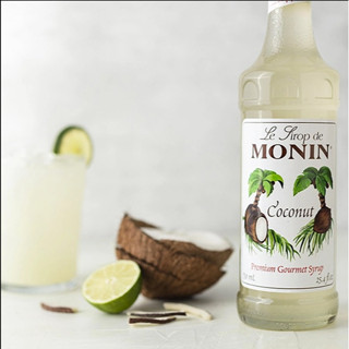 (WAFFLE) โมนิน ไซรัปมะพร้าว บรรจุขวด 700 ml. MONIN Coconut Syrup น้ำเชื่อม MONIN กลิ่น “Coconut”