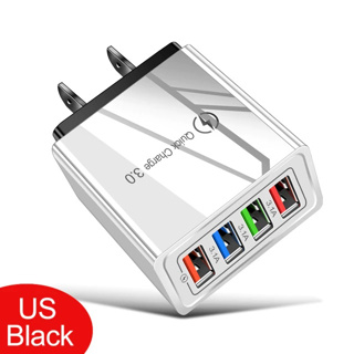 US Plug USB Charger Quick Charge 3.0 For Phone Adapter Tablet Portable Wall Mobile Charger