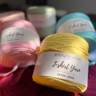 Snowy Yarn รุ่น Extra Large ไหมผ้ายืดขนาดใหญ่พิเศษ 650 g made in EU