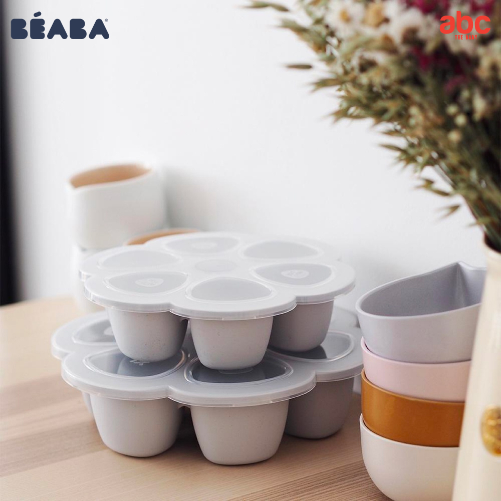 Beaba ถาดซิลิโคน แช่อาหาร ขนาด 150ml x 6 ช่อง พร้อมฝาปิด Silicone Multiportions รูปที่ 6