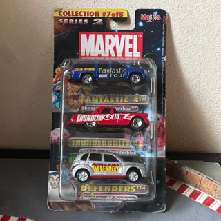 รถเหล็ก Maisto Marvel Die Cast Fantastic 4 Series 2 / Set of 3 Cars