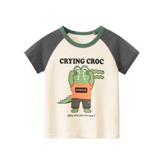 27kids เสื้อยืดเด็ก 9405 CRYING CROC จระเข้ ร้องไห้