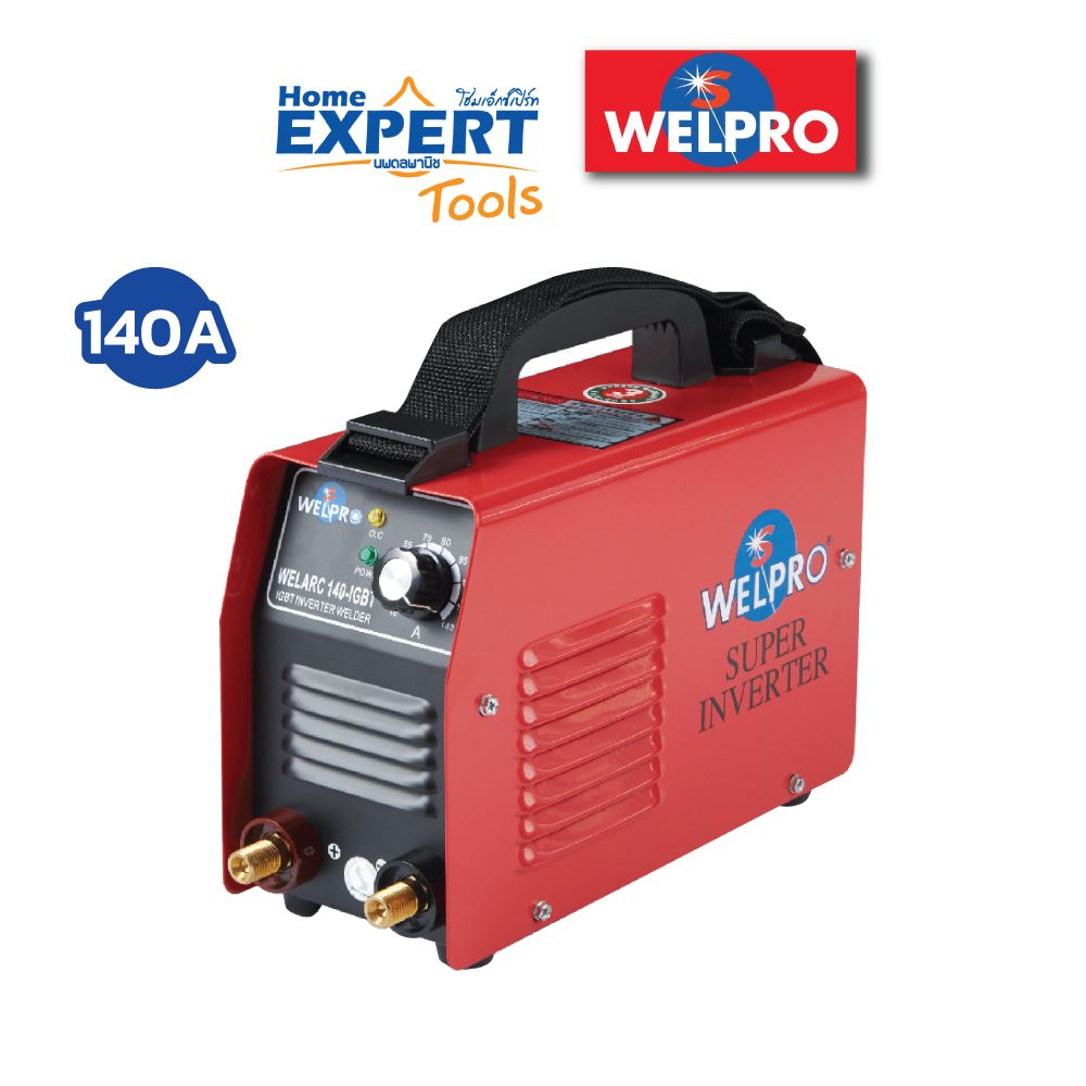 ตู้เชื่อม WELPRO MMA 140 แอมป์ รุ่น WELARC 140 IGBT เครื่องเชื่อม เวลโปร ARC ตู้เชื่อมไฟฟ้า เครื่องเ