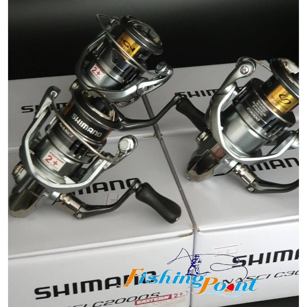 รอกสปินนิ่งตีเหยื่อปลอม Shimano Nasci 2021