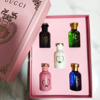 Gift Set Gucci Alchemy Perfume Sample 10ml 5Pcs #JadeClod #Snake Mystery #Squirrel #Ode To Rose #Ode To Fairy