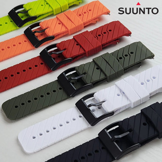 SUUNTO 24mm สายนาฬิกา สายนาฬิกาซิลิโคน SUUNTO 7/9/9 Baro/Spartan Sport/Wriost HR/D5