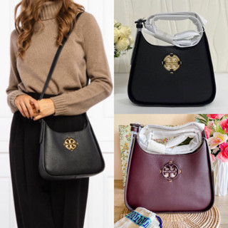 🎀 (สด-ผ่อน) กระเป๋าสะพาย 11 นิ้ว Shop 82982 สีดำ / 83999 สี Templanillo TORY BURCH MILLER SMALL HOBO