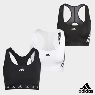 Adidas Collection อาดิดาส สปอร์ตบรา บราซัพพอร์ต W Powerreact Bra HC7889 BK / HC7897 WH / HN7273 BK (1400)