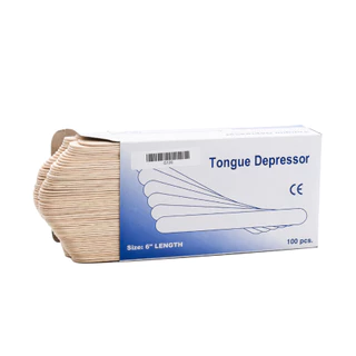 ไม้กดลิ้น Sterile ปราศจากเชื้อ จำนวน 1 กล่อง บรรจุ 100 ชิ้น 18703
