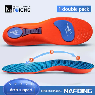 แผ่นเสริมรองเท้า ซัพพอร์ตแรงกระแทก กระชับปกป้อง ระบายอากาศได้ดี NFO Orthopedic Gel Insoles Pain Relief Pads