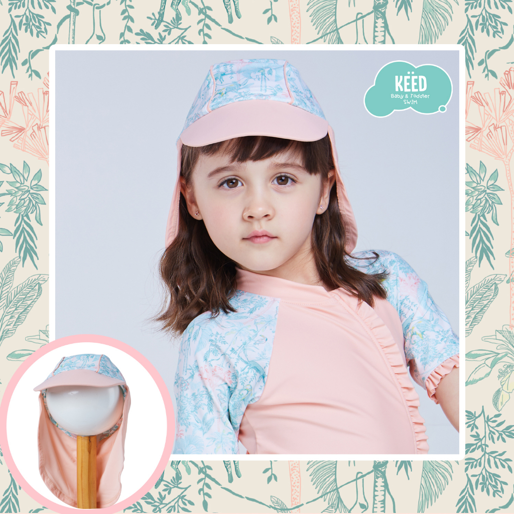 KEED : หมวกกันแดด มีผ้าคลุมด้านหลัง >> Wlid Life << *101PM*