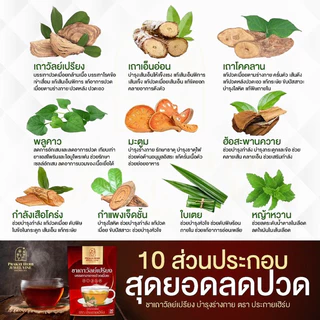 ส่งฟรี ชาเถาวัลย์เปรียง ประกายเฮิร์บ อาการปวดเมื่อย บำรุงเส้นเอ็น ปวดเก๊า ออฟฟิศซินโดม คลายเส้น