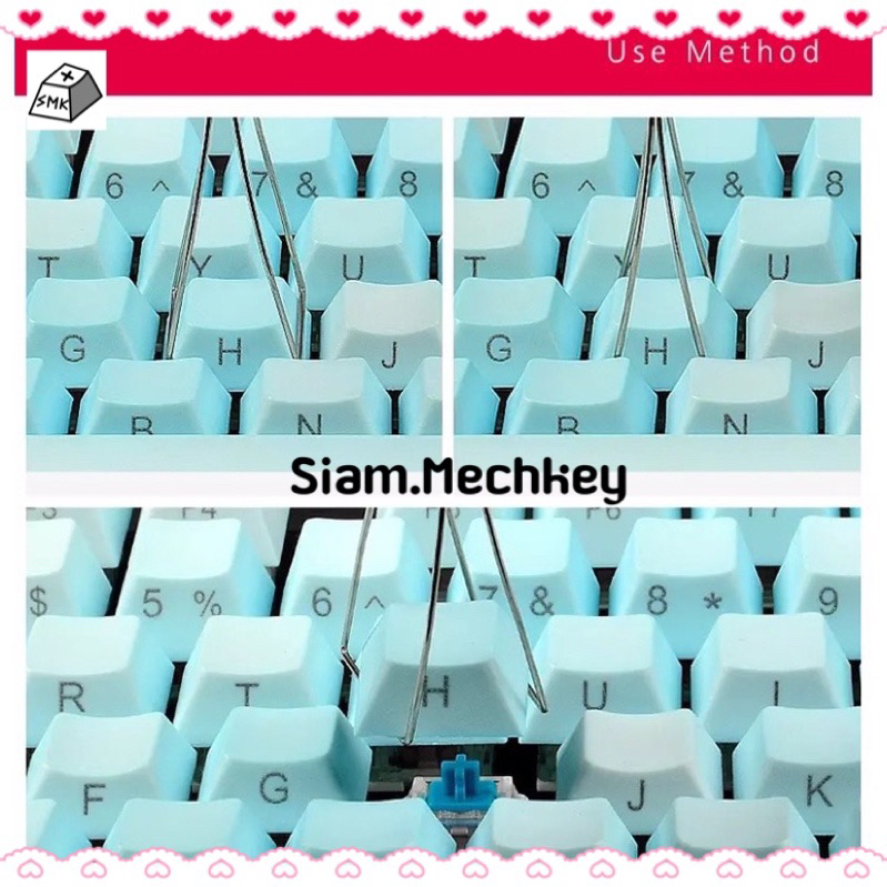 ใหม่แท้! พร้อมส่งที่ไทย 2 in 1 ที่ดึงคีย์แคป + ที่ดึงสวิตซ์ keycap puller + switch puller สำหรับ mechanical keyboard