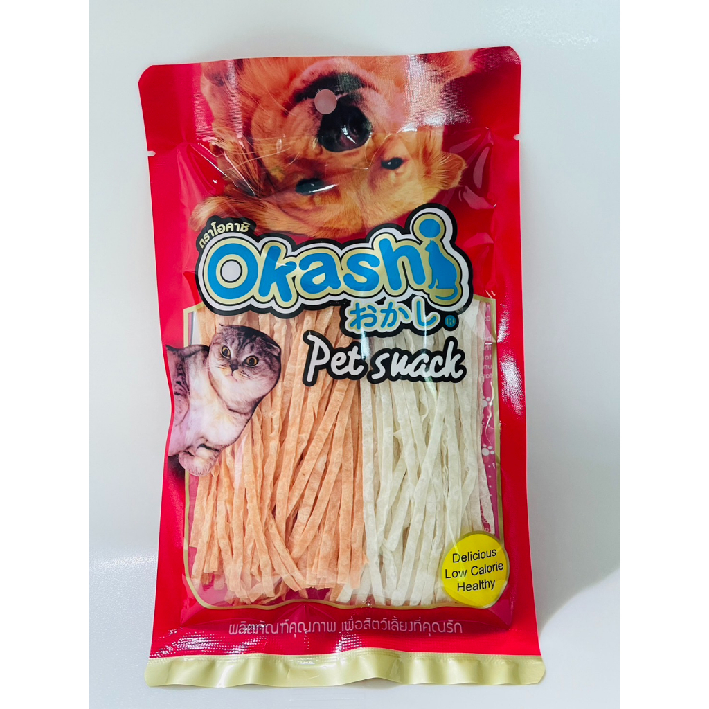 โอคาชิปลาเส้นเล็กรสปูอัด&รสออริจินอล 150 กรัม (ใช้คูปองส่งฟรีสูงสุด 40 บาท)