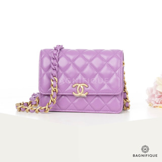 CHANEL SEASONAL 6_ PURPLE LAMB GHW