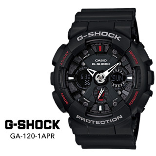 นาฬิกาข้อมือผู้ชาย G-Shock สายเรซิ่น รุ่น GA-120-1A สีดำ รับประกันห1ปี